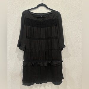 Who What Wear Beach Vacation Dress - Large Black